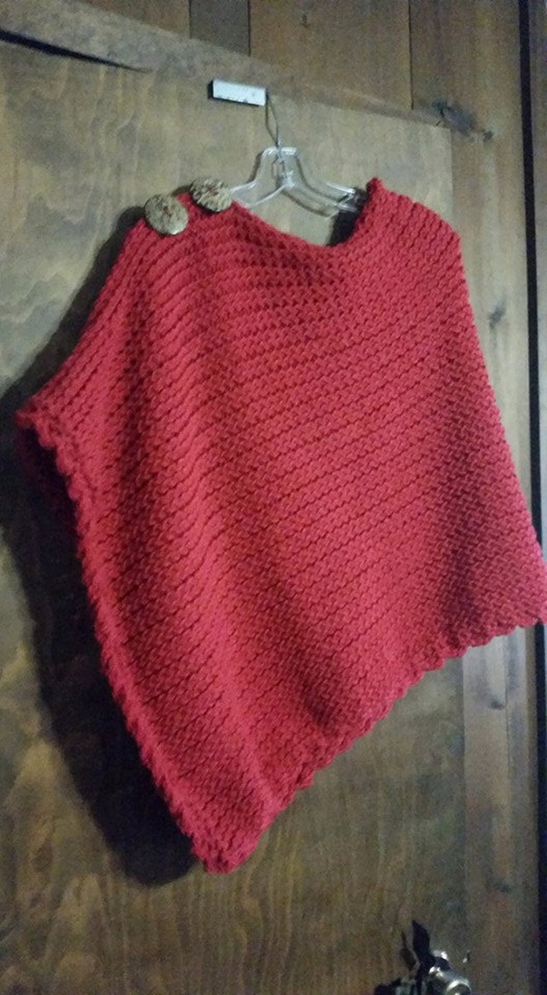 Favorite Poncho a loom knit pattern image 4