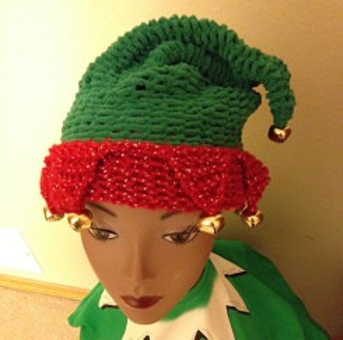 Elf Hat a loom knit pattern Etsy