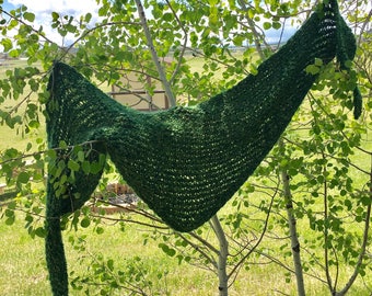 Leadville Shawl  --  a loom knit pattern