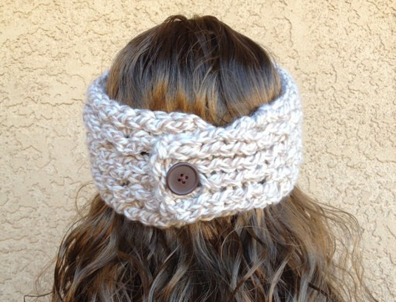 Lace Ribbed Ear Warmer a Loom Knit Pattern Etsy
