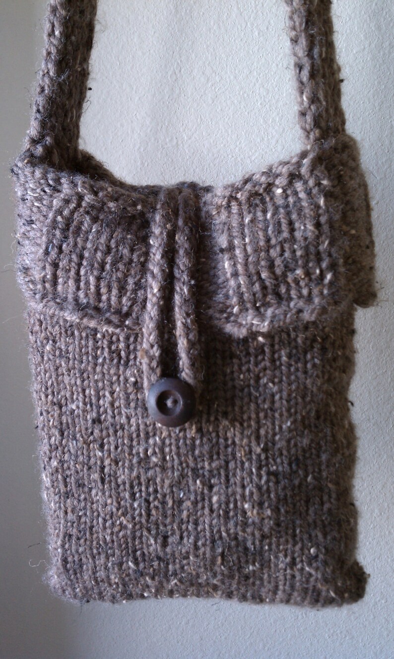 Bucket Bag a loom knit pattern Etsy