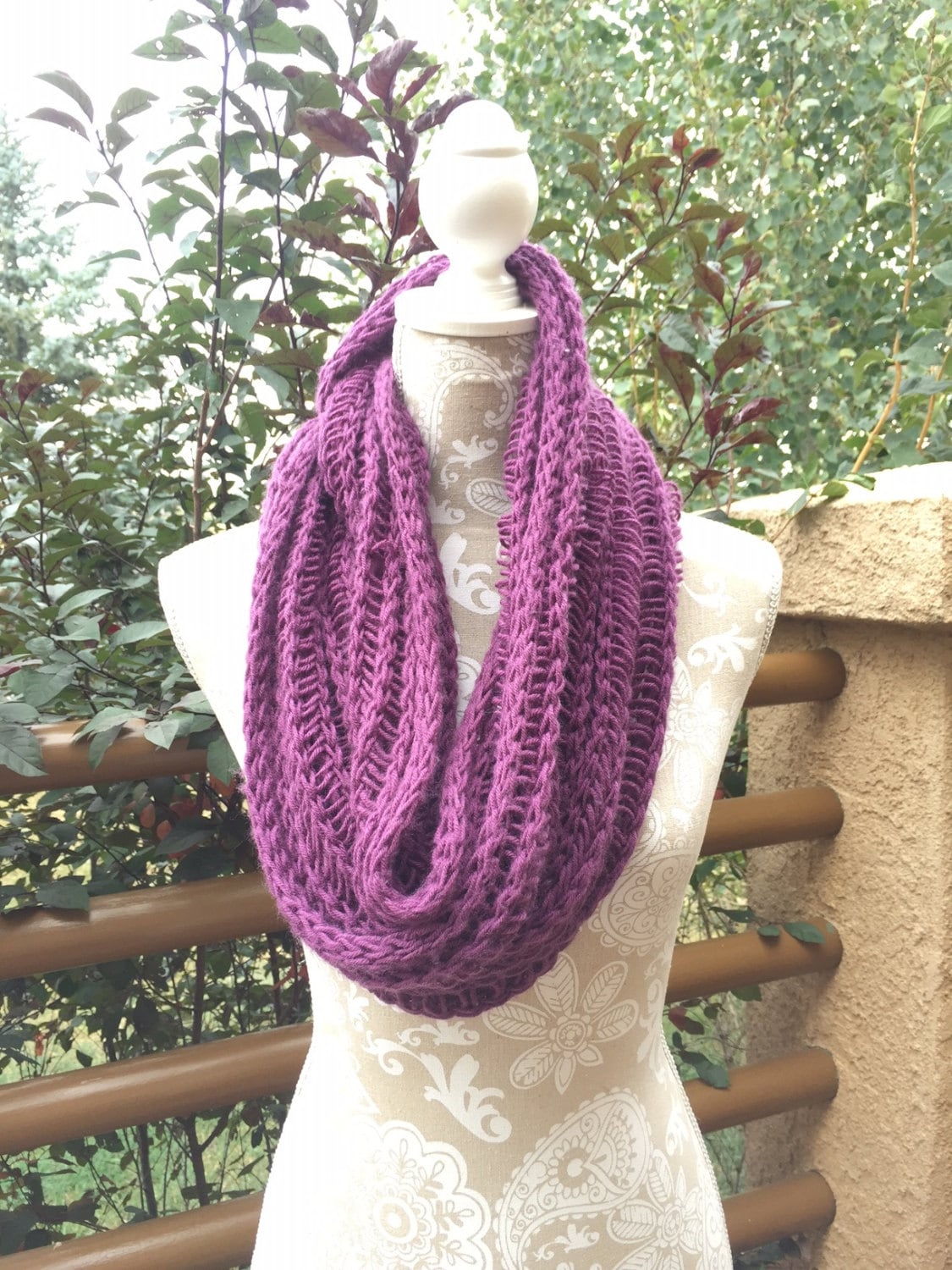 Santa Fe Scarf, Shawl, or Stole - a loom knit pattern