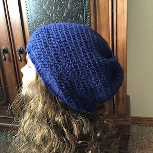 Easy Slouchy Hat -- a loom knit pattern