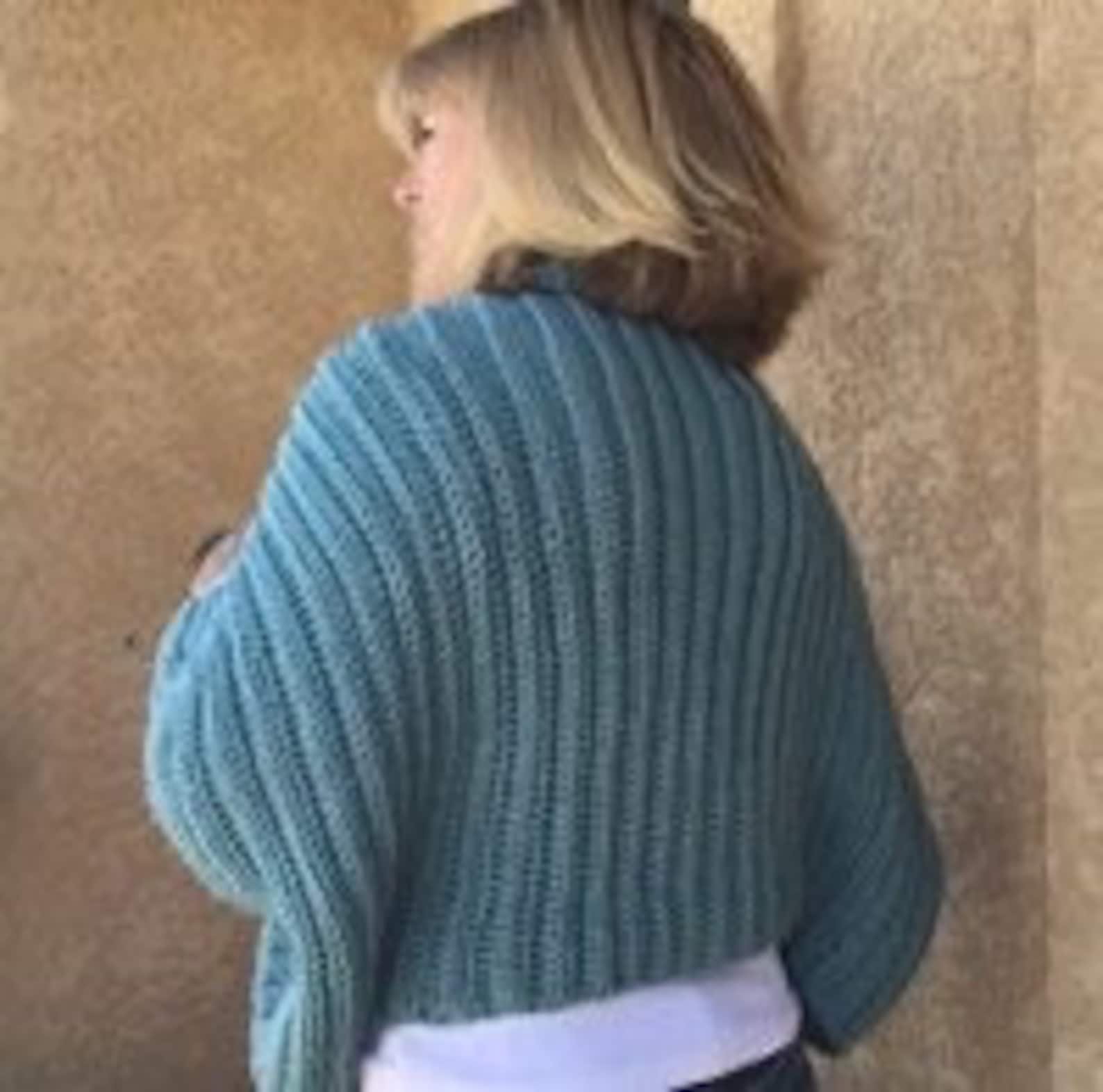 Sweater Shrug - a Loom Knit Pattern - Etsy