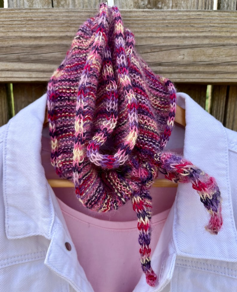 Cherry Blossom Scarf -- a Loom Knit Pattern - Etsy