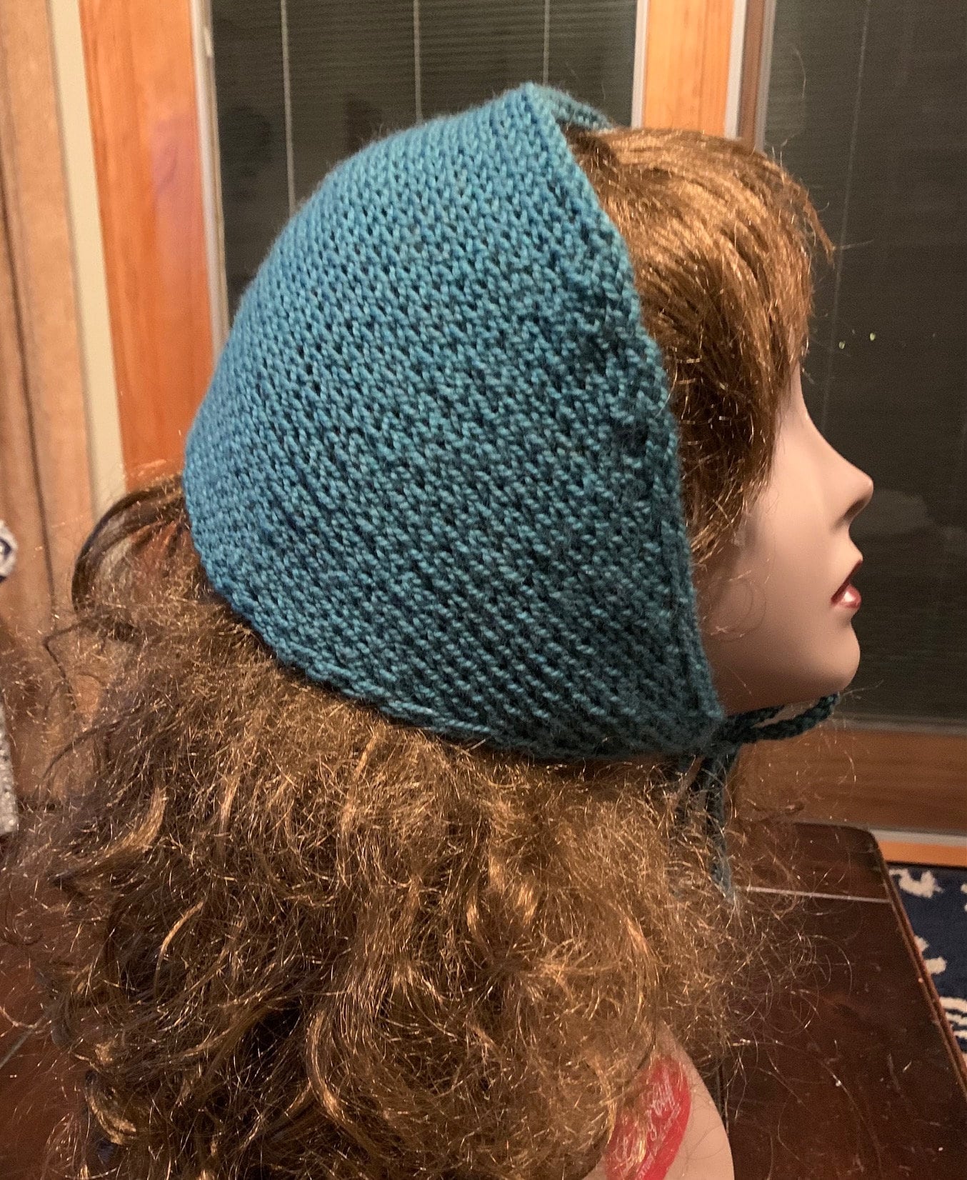 Head Scarf a loom knit pattern
