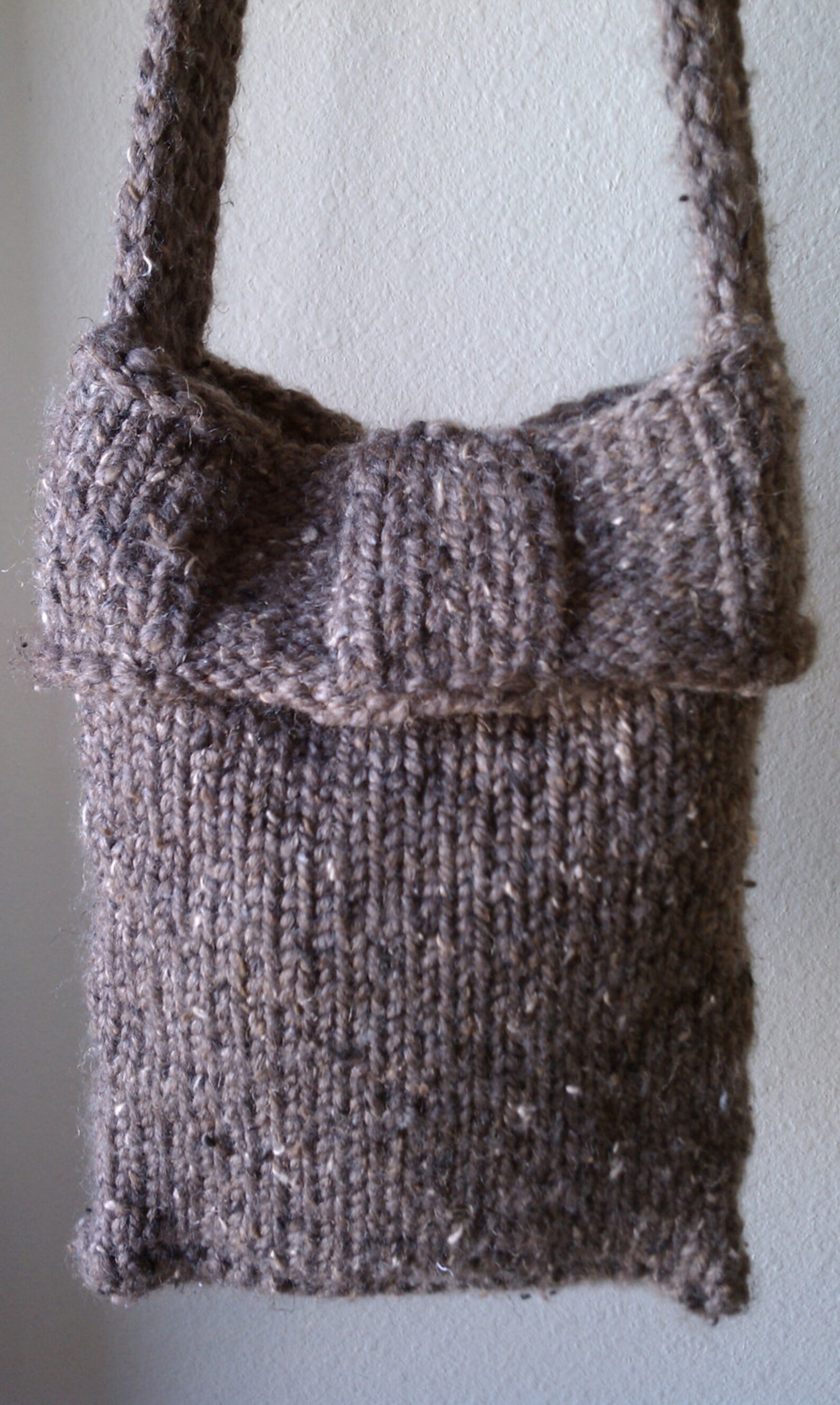 Bucket Bag a loom knit pattern Etsy