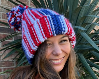 Lainey's Hat -- a loom knit pattern