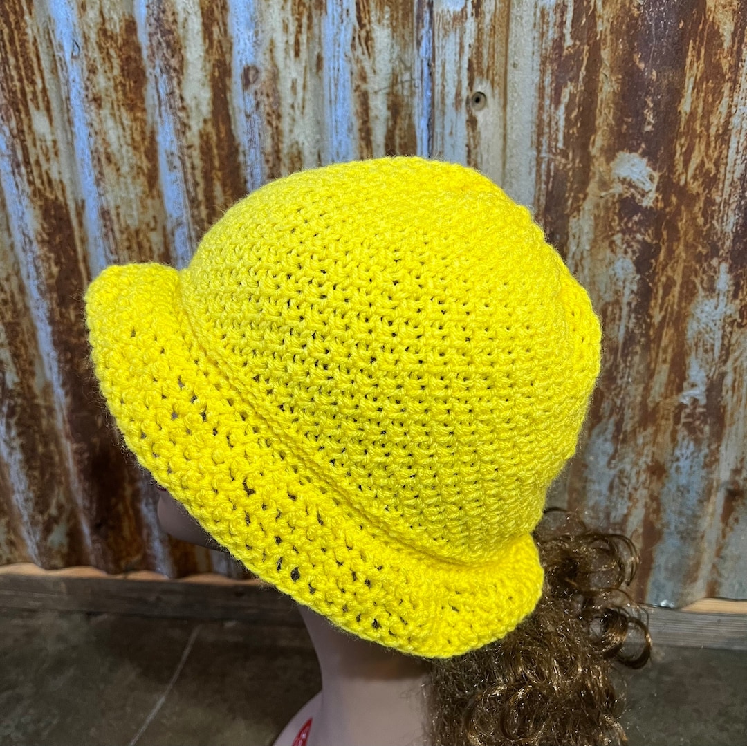 Sunny Days Bucket Hat -- a Loom Knit Pattern - Etsy