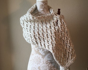 Lace Shawl - a loom knit pattern