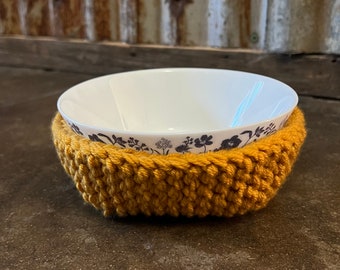 Bowl Cozy -- a loom knit pattern