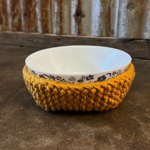 Bowl Cozy -- a loom knit pattern