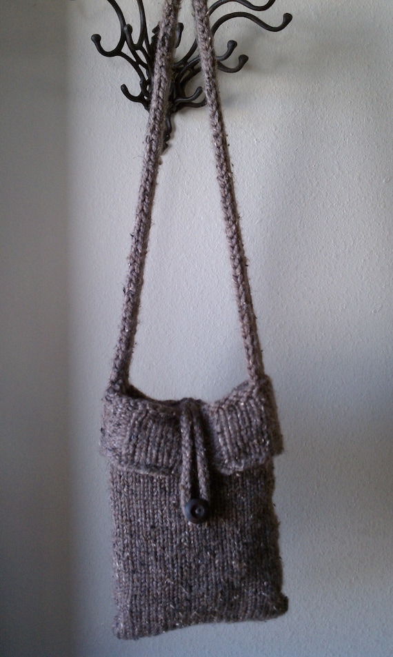 Bucket Bag a loom knit pattern Etsy