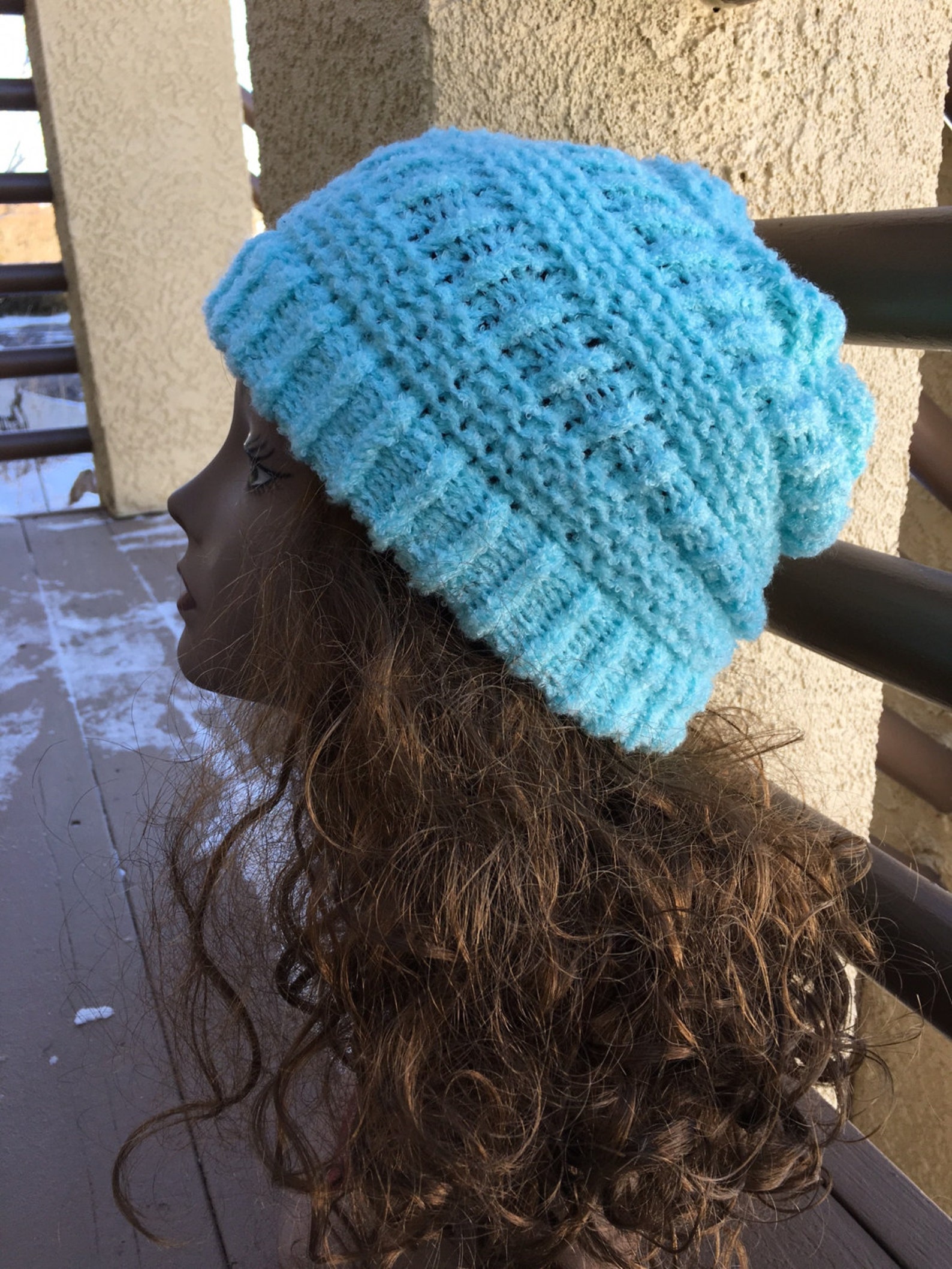 Brighton Beanie a loom knit pattern Etsy