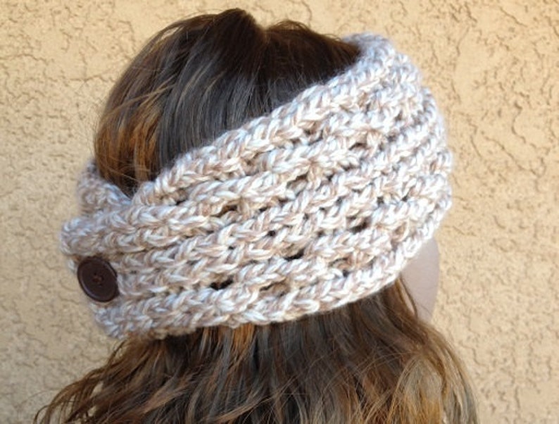 Lace Ribbed Ear Warmer a Loom Knit Pattern Etsy