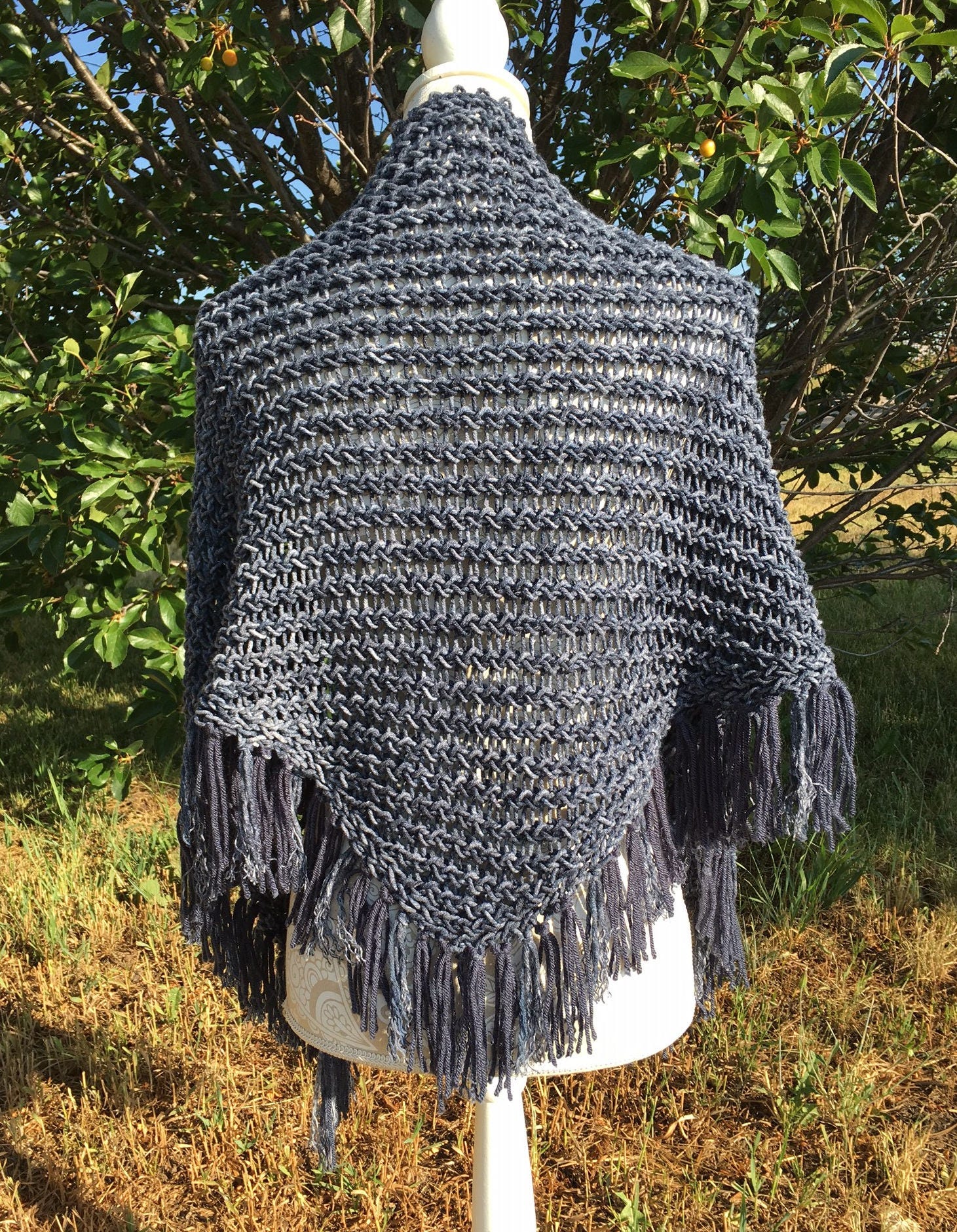 Leadville Shawl a Loom Knit Pattern Etsy UK