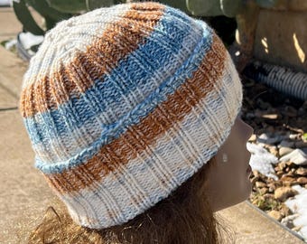 Two By Two Watch Cap - a loom knit pattern