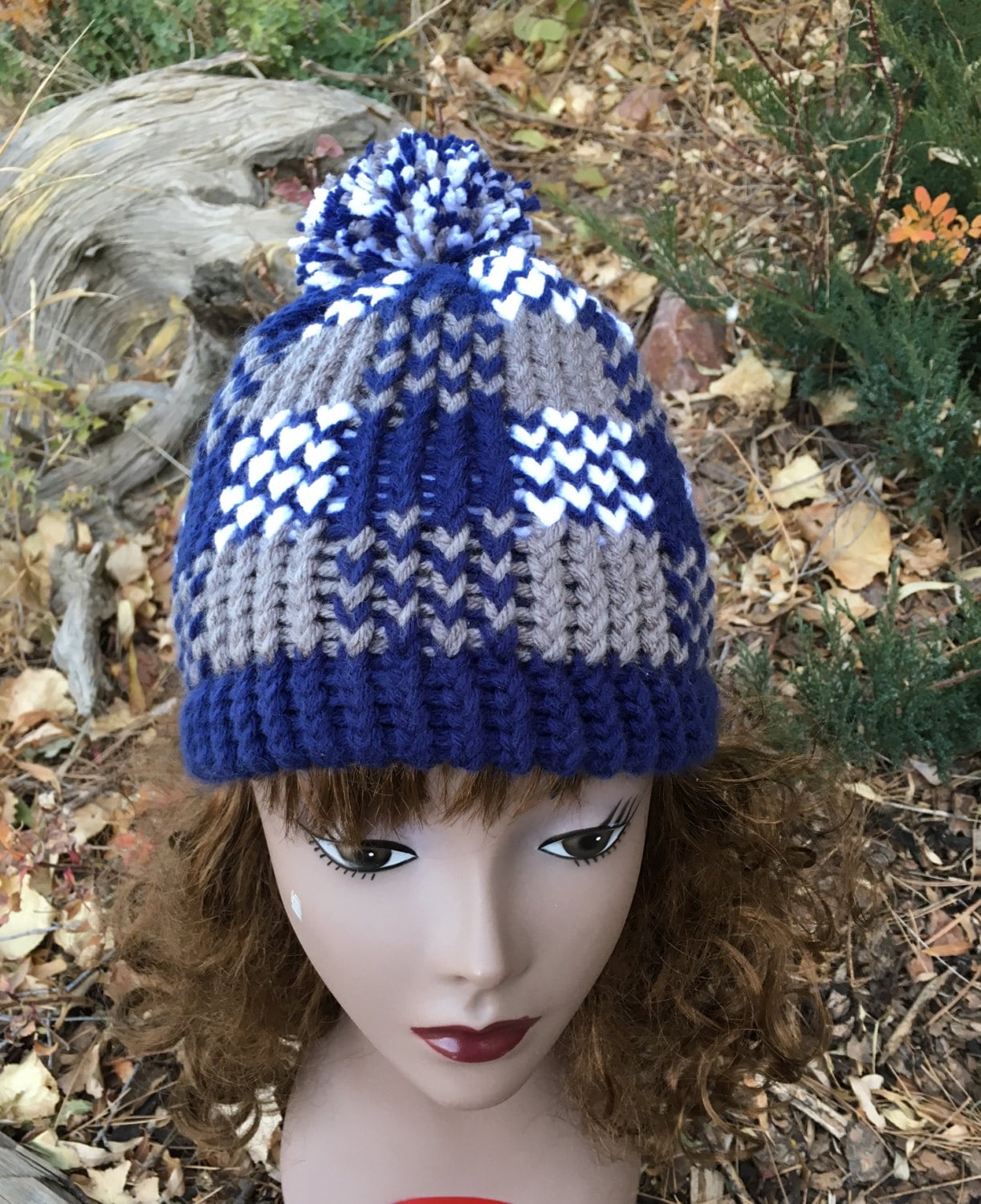 Loom Knit Fair Isle Hat Patterns. 6 PDF Loom Knitting Patterns