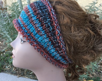 Boho Headband - a loom knit pattern