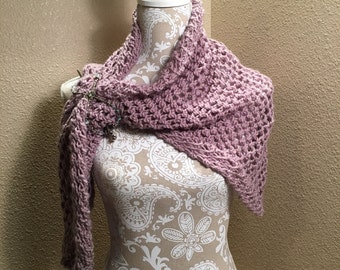 Pagosa Springs Scarf -- a loom knit pattern