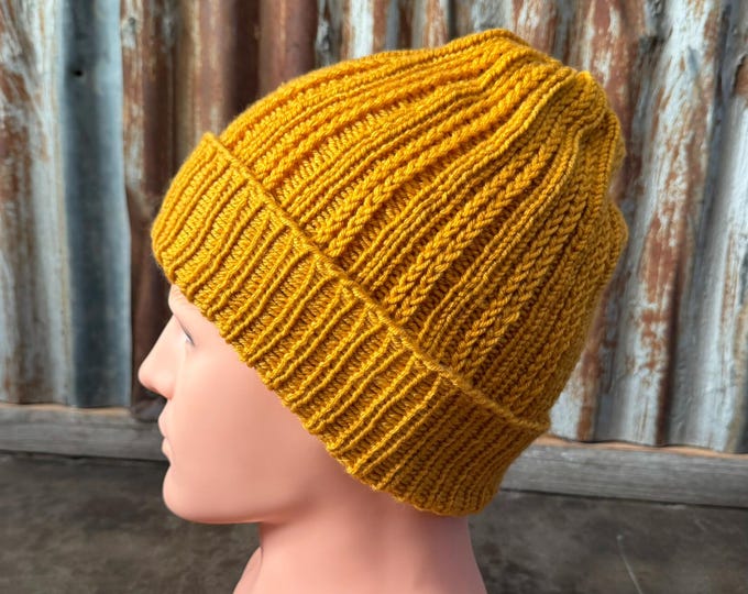 Featured listing image: Pinehurst Hat -- a loom knit pattern