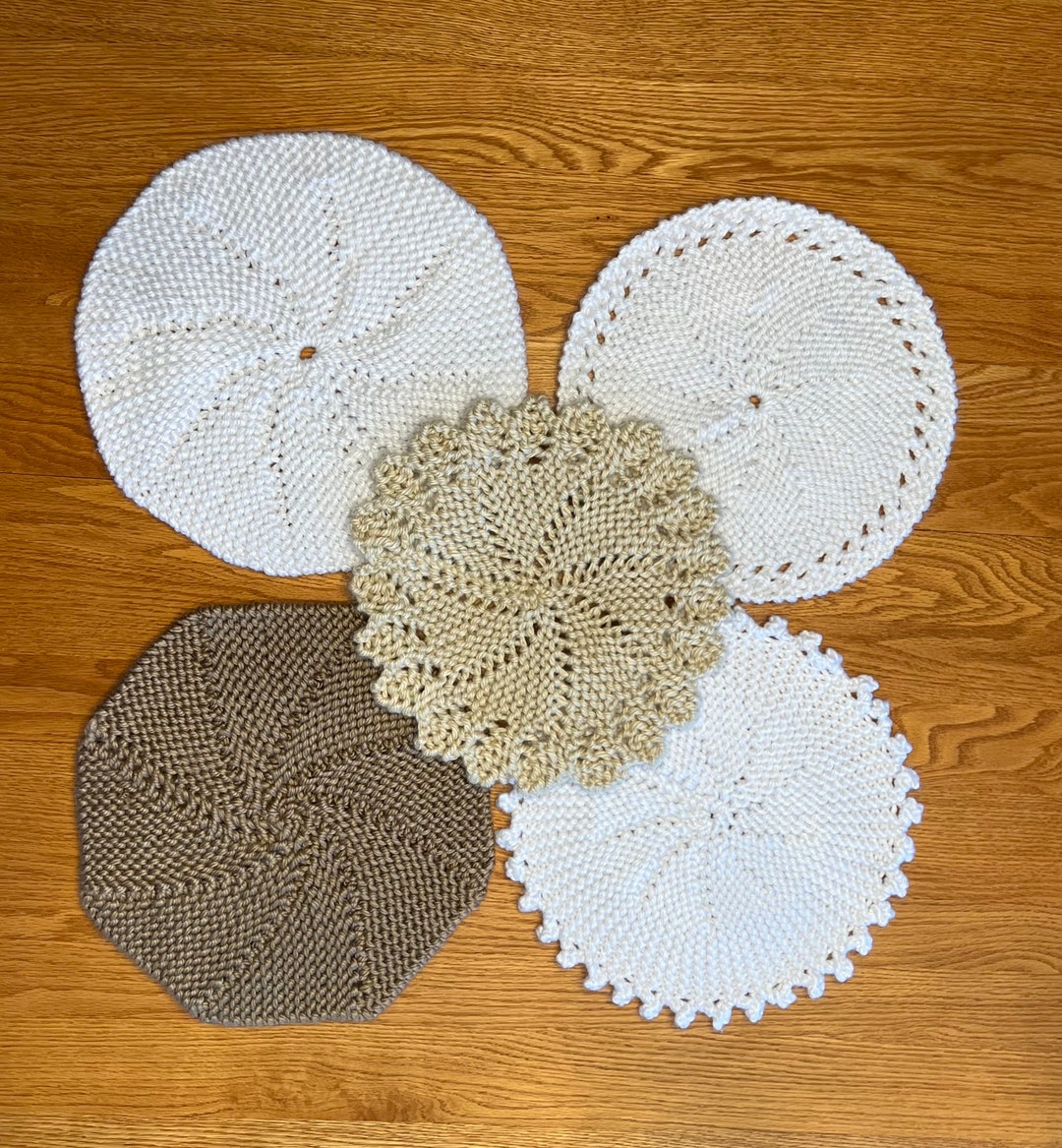Placemats 5 Loom Knit Patterns Etsy