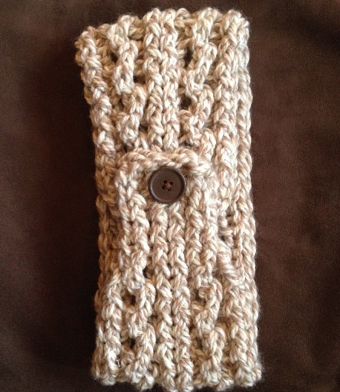 Lace Ribbed Ear Warmer a Loom Knit Pattern Etsy