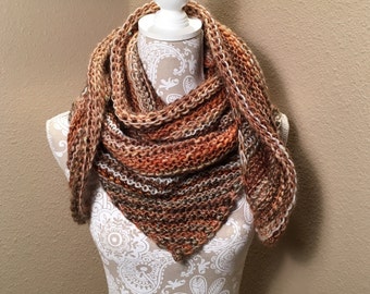 Aspen Scarf  -  a loom knit pattern