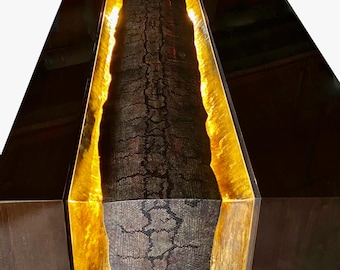 Ekskluzywny, ręcznie robiony, luksusowy stolik kawowy z orzecha włoskiego – wysokiej jakości materiały i innowacyjny design