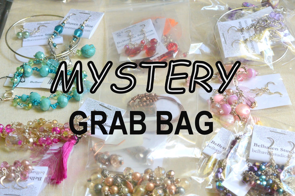 Mystery Jewelry grab bag Random jewelry bag Surprise jewelry Etsy