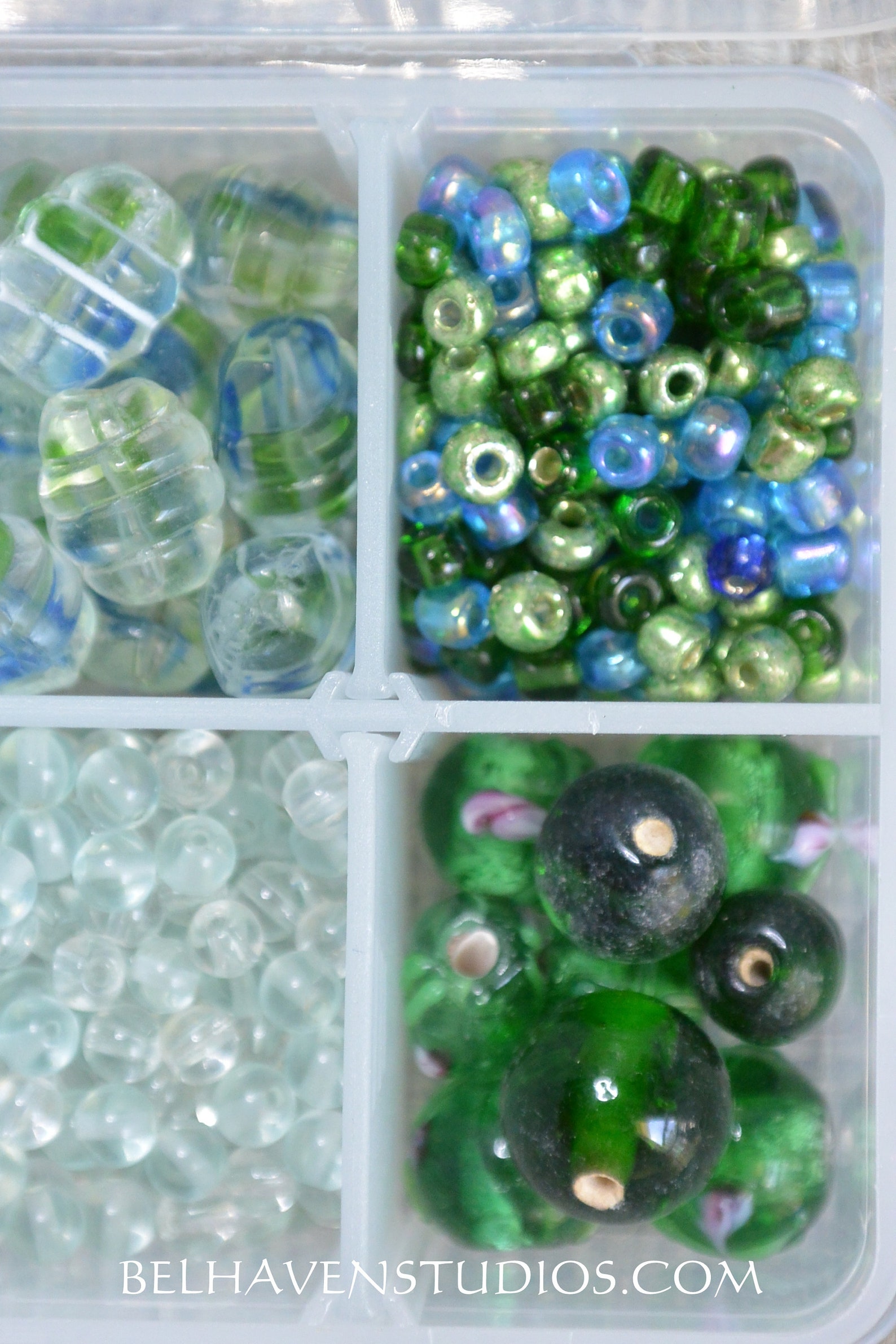 Bead Kit Green Mix Loose Beads Mix Lot Beads DIY Bead Kit Bead Etsy