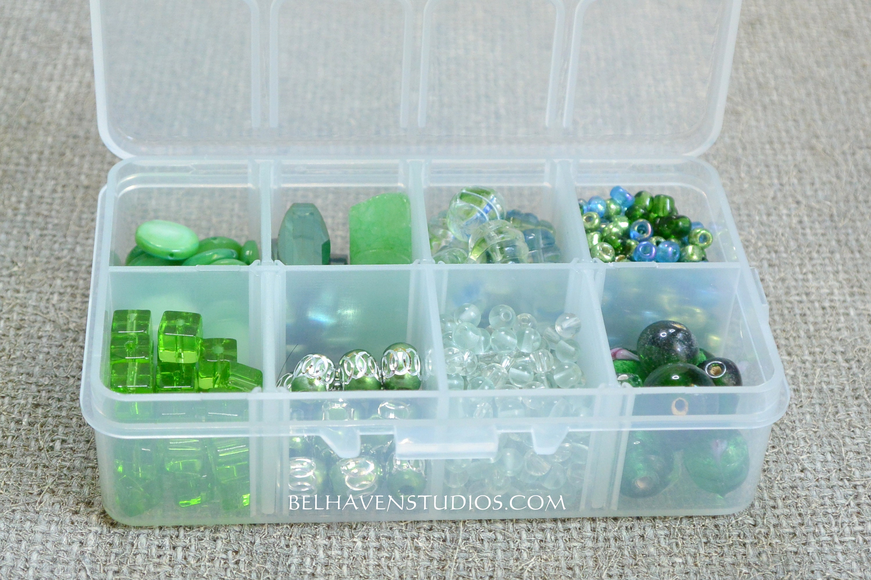 Bead kit Green mix loose beads Mix lot beads DIY bead kit Bead Etsy