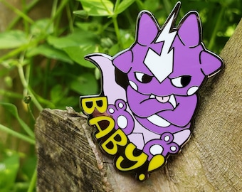 Toxic Lizard Monster Hard Enamel Pin!