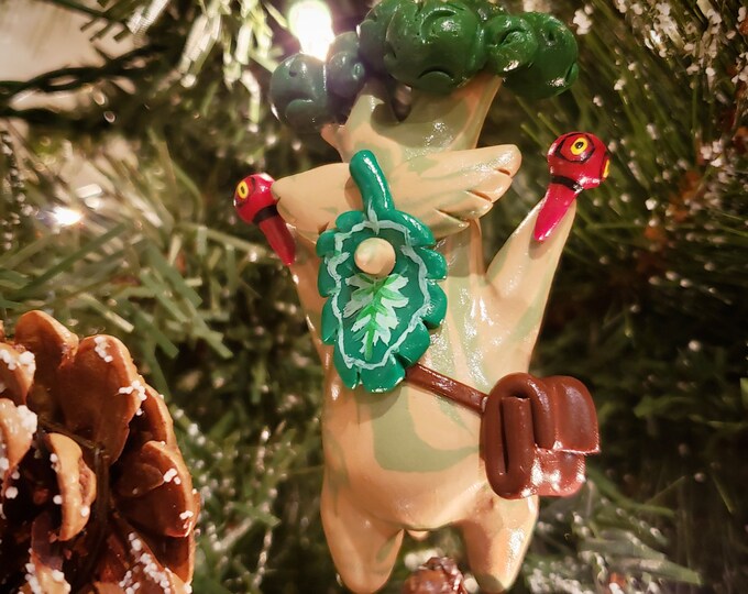 Forest Friend Christmas Ornaments With Bell MADE TO ORDER Etsy
