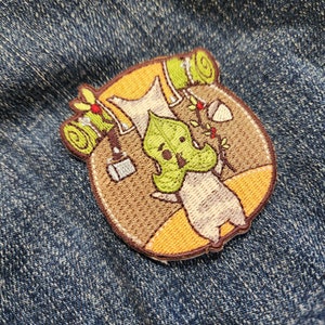 Traveling Korok Friend 2.5in Embroidered Patch image 6