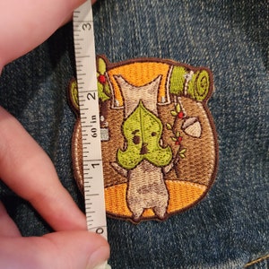 Traveling Korok Friend 2.5in Embroidered Patch image 2