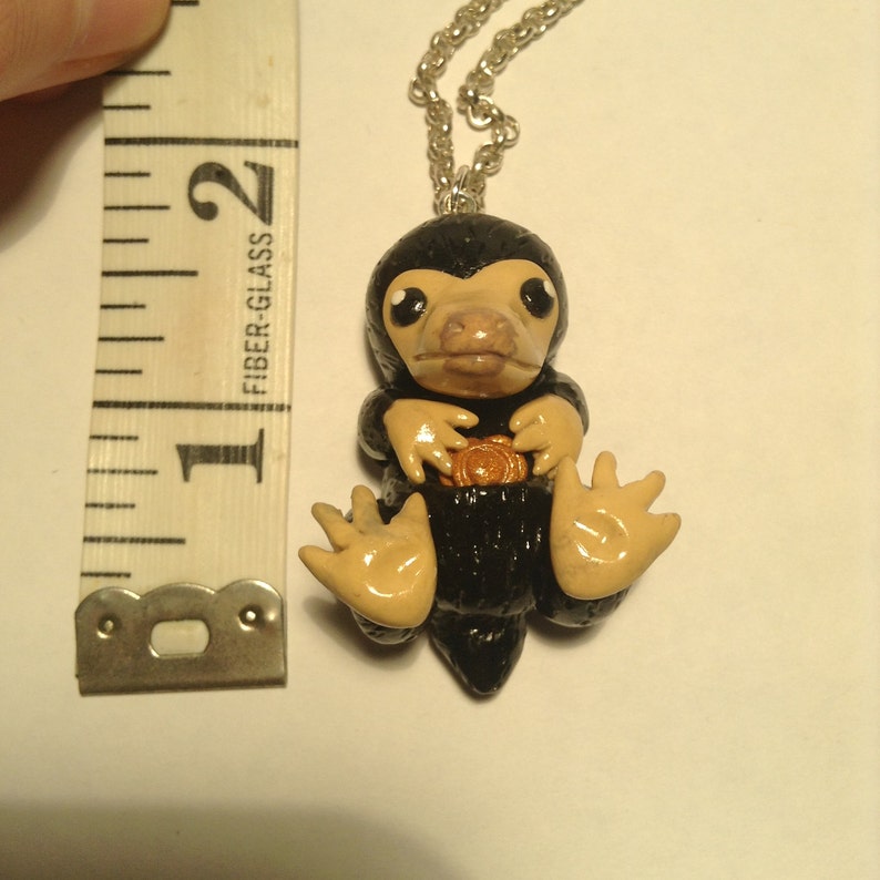 Harry Potter Inspired Niffler Necklace/Ornament from Etsy