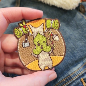 Traveling Korok Friend 2.5in Embroidered Patch image 3