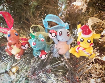 Holiday Monster Ornaments / Miniature Figurine - MADE TO ORDER!