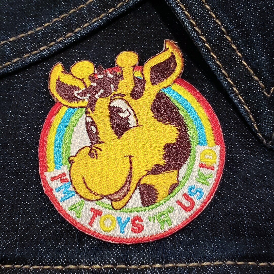 Toys R Us Kid 2.5in Embroidered Patch Etsy