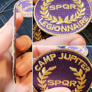 Camp Half Blood / Camp Jupiter 2.5in Embroidered Patches image 9