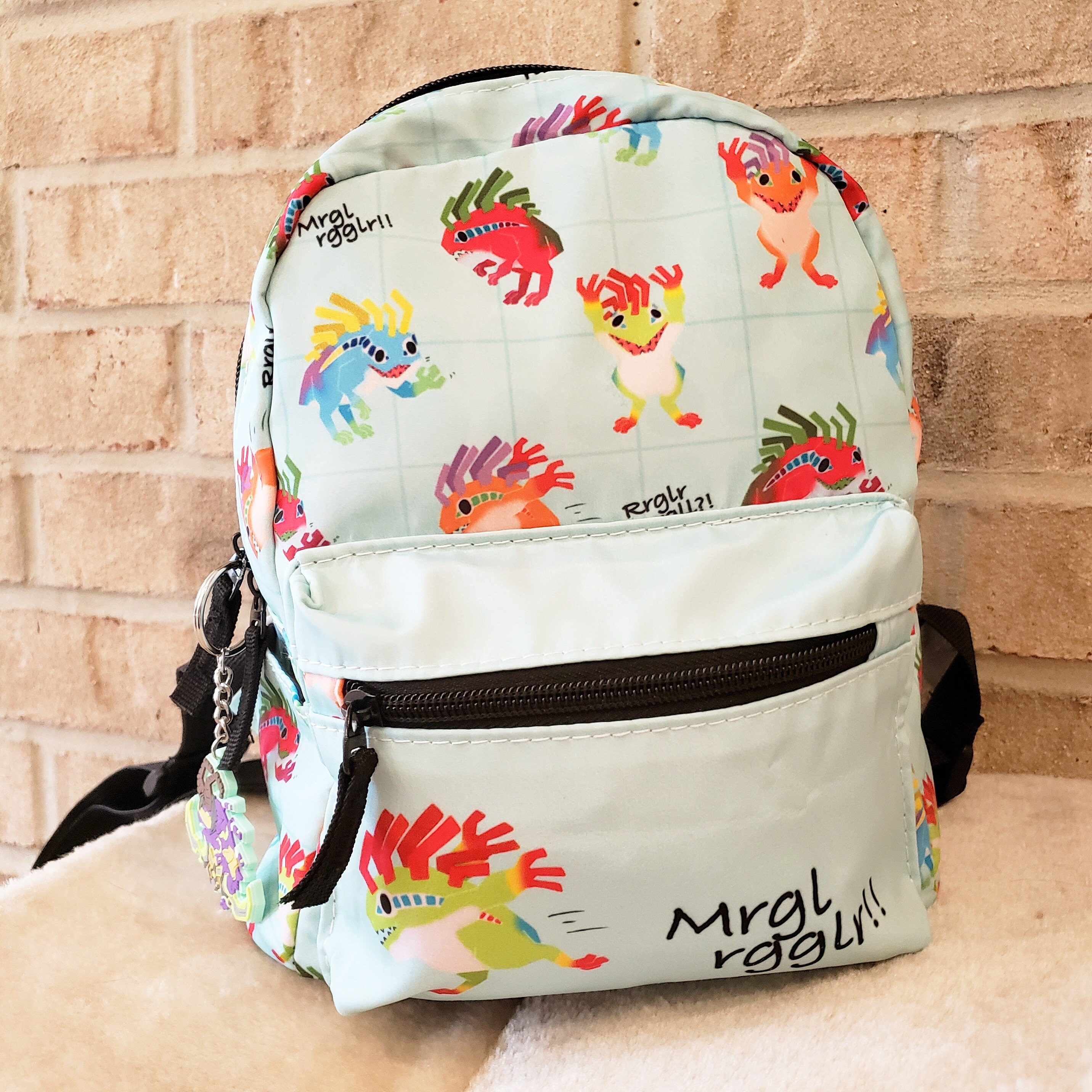 mini canvas backpack purse