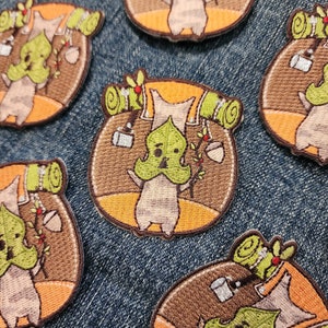 Traveling Korok Friend - 3in Embroidered Patch
