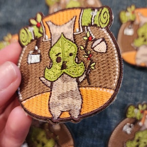 Traveling Korok Friend 2.5in Embroidered Patch image 5