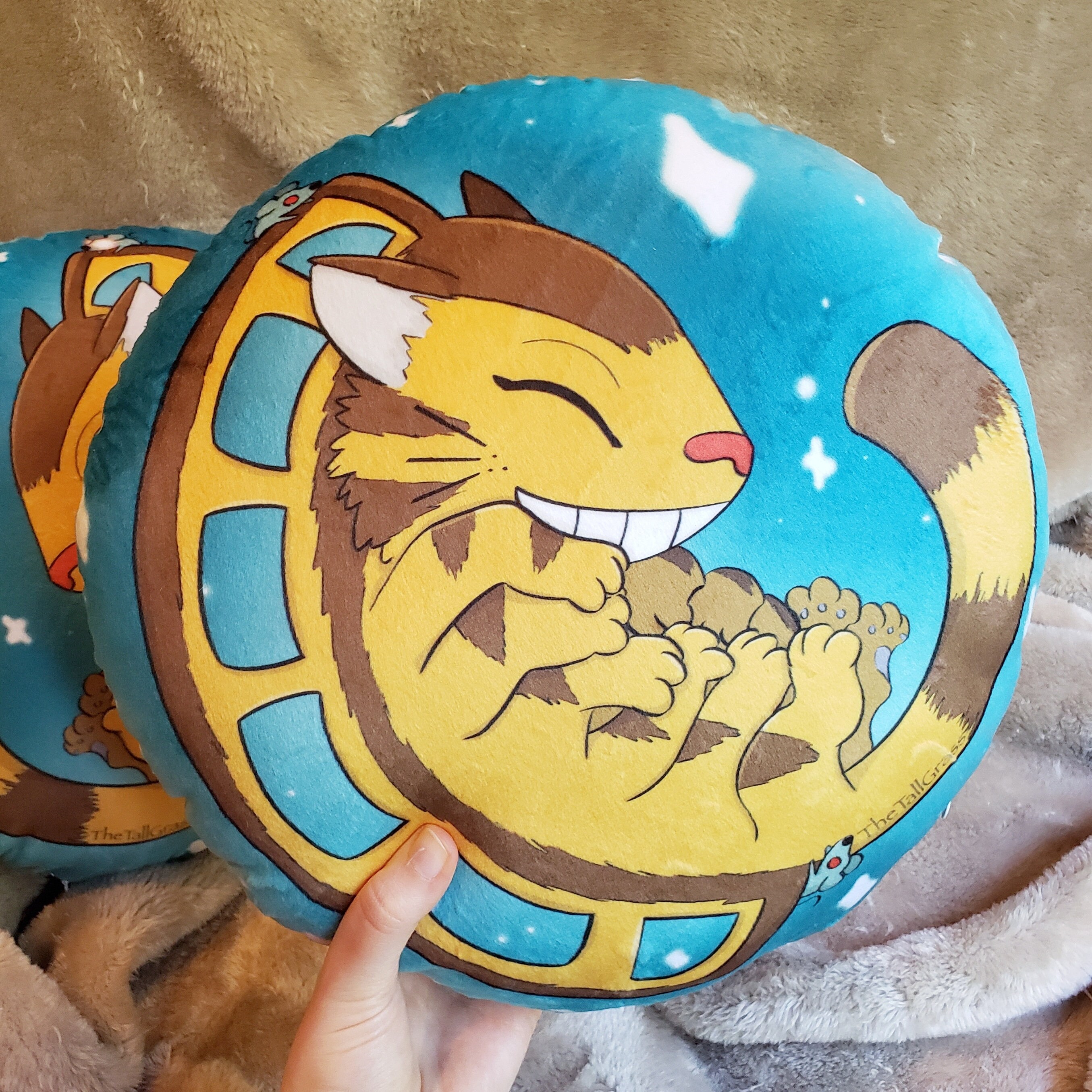 Yokai Neko 14in Shaped Pillow FULLY STUFFED Ready to Ship Etsy