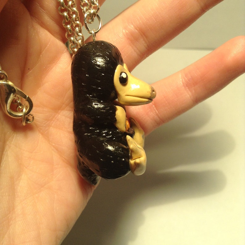 Harry Potter Inspired Niffler Necklace/Ornament from Etsy