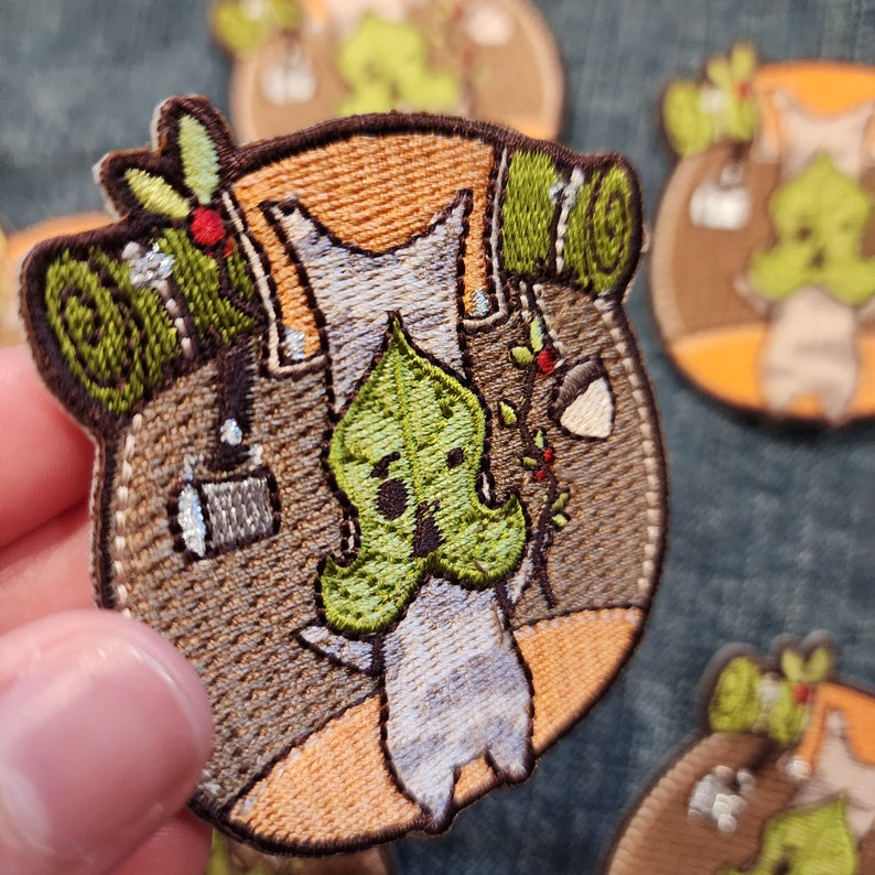 Traveling Korok Friend 2.5in Embroidered Patch image 4