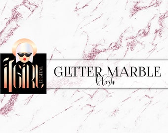 Blush Glitter Marble Digital Paper: Texture Backgrounds (Digital Download)