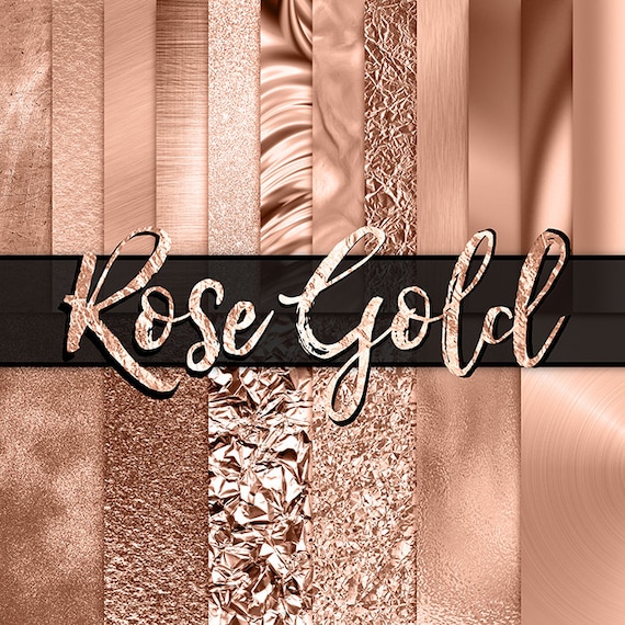 Rose Gold Digital Paper - rose gold background, rose gold paper, rose gold  glitter digital paper, glitter background, itgirldigital