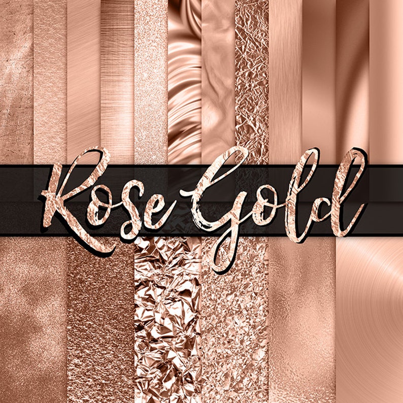 Rose Gold Digital Paper   rose gold background rose gold image 1